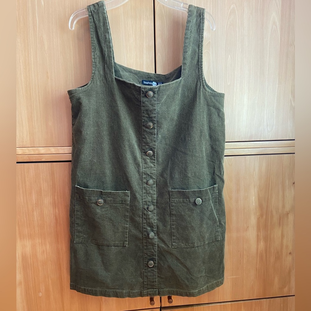 Boohoo corduroy dress